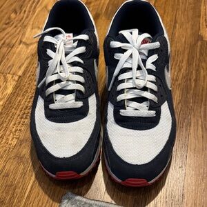 DM0029-400 Nike Air Max 90 Obsidian Track Red MENS